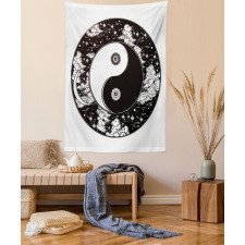 Stars Moon Night Sky Tapestry