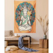 Asian Ancient Bohemian Design Tapestry