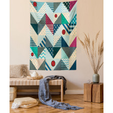 Vintage Patchwork Art Tapestry