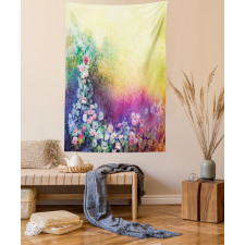 Spring Flowers Ivy Art Tapestry