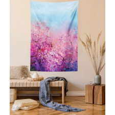 Cherry Spring Theme Tapestry