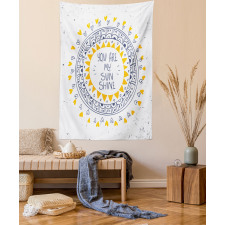 Hearts Grunge Tapestry