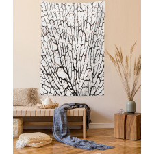 Cracked Branch Brown Tapestry
