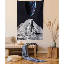 Moon Outer Space Tapestry