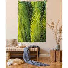 Tropical Foliage Leaf Tapestry