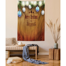 Fairy on Wood Pine Tapestry