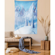 Little House Mountains Tapestry
