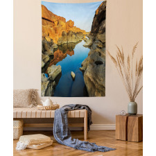 River Between Cliffs Tapestry