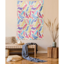 Colorful Checkered Tapestry