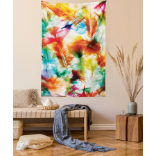 Puffy Dreamy Feathers Tapestry