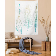 Feather Peacock Vintage Tapestry