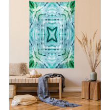 Abstract Teal Tapestry