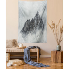 Foggy Mountain Peak Tapestry