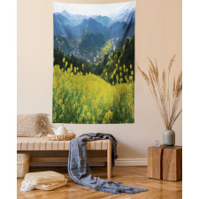 Flower Mountains Tapestry