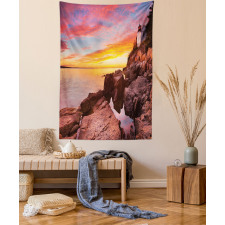 Harbor Sea Shore Sky Tapestry