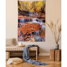 Waterfall Autumn Tapestry
