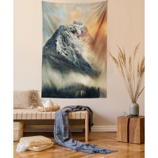 Snowy Peak Mountain Tapestry