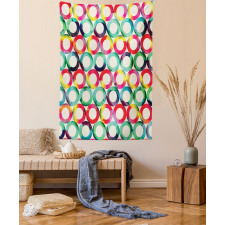 Retro Spots Tapestry