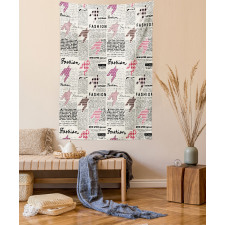 Fashion Magazine Retro Tapestry