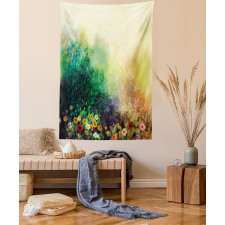 Wild Flowers on Meadow Tapestry