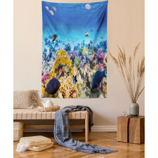 Ocean Corals Goldfish Tapestry