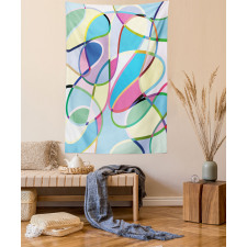 Colorful Lines Tapestry