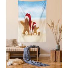 Santa Starfishes Tapestry