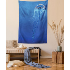 Blue Ocean Animal Tapestry