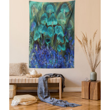 Dreamy Mushroom Tapestry