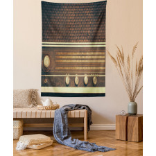 Retro 60s Music Style Tapestry