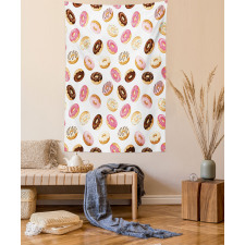 American Dessert Donuts Tapestry