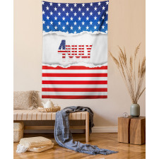 Patriotic Pattern Tapestry