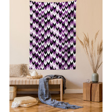 Zig Zag Retro Arrows Tapestry