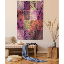 Modern Mandala Motif Tapestry