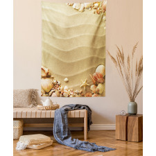 Sand with Sea Shells Tapestry