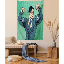 Pop Art Retro Man Tapestry