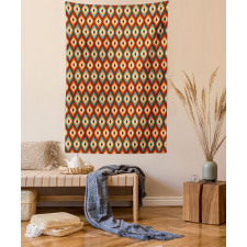 Unusual Vibrant Shapes Tapestry