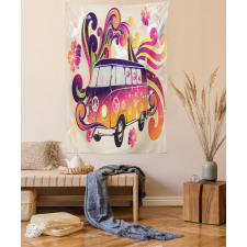 Peace Van Funny Tapestry