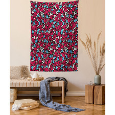 Crosses Hearts Moons Tapestry