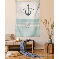 Vintage Marine Anchor Tapestry