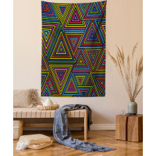 Rainbow Colors Design Tapestry