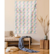 Triangle Zig Zag Crackles Tapestry