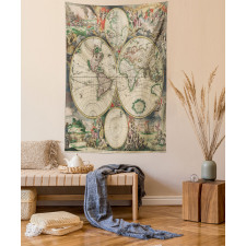 Antique Vintage Art Tapestry