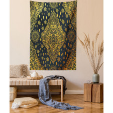 Boho Paisley Folklore Tapestry