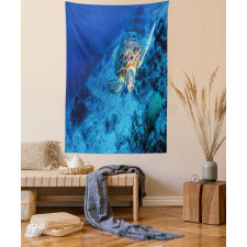 Oceanic Wildlife Tapestry