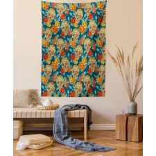 Diamond Eyes Roses Tapestry