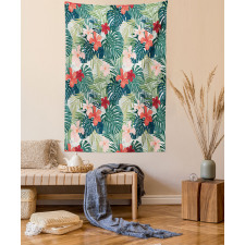 Nature Crepe Ginger Flower Tapestry