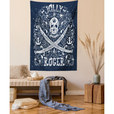 Pirates Jolly Roger Flag Tapestry