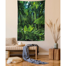 Green Untouched Nature Tapestry