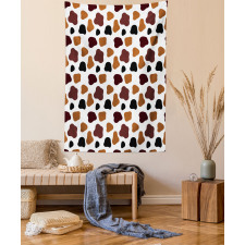 Abstract Cow Hide Tapestry